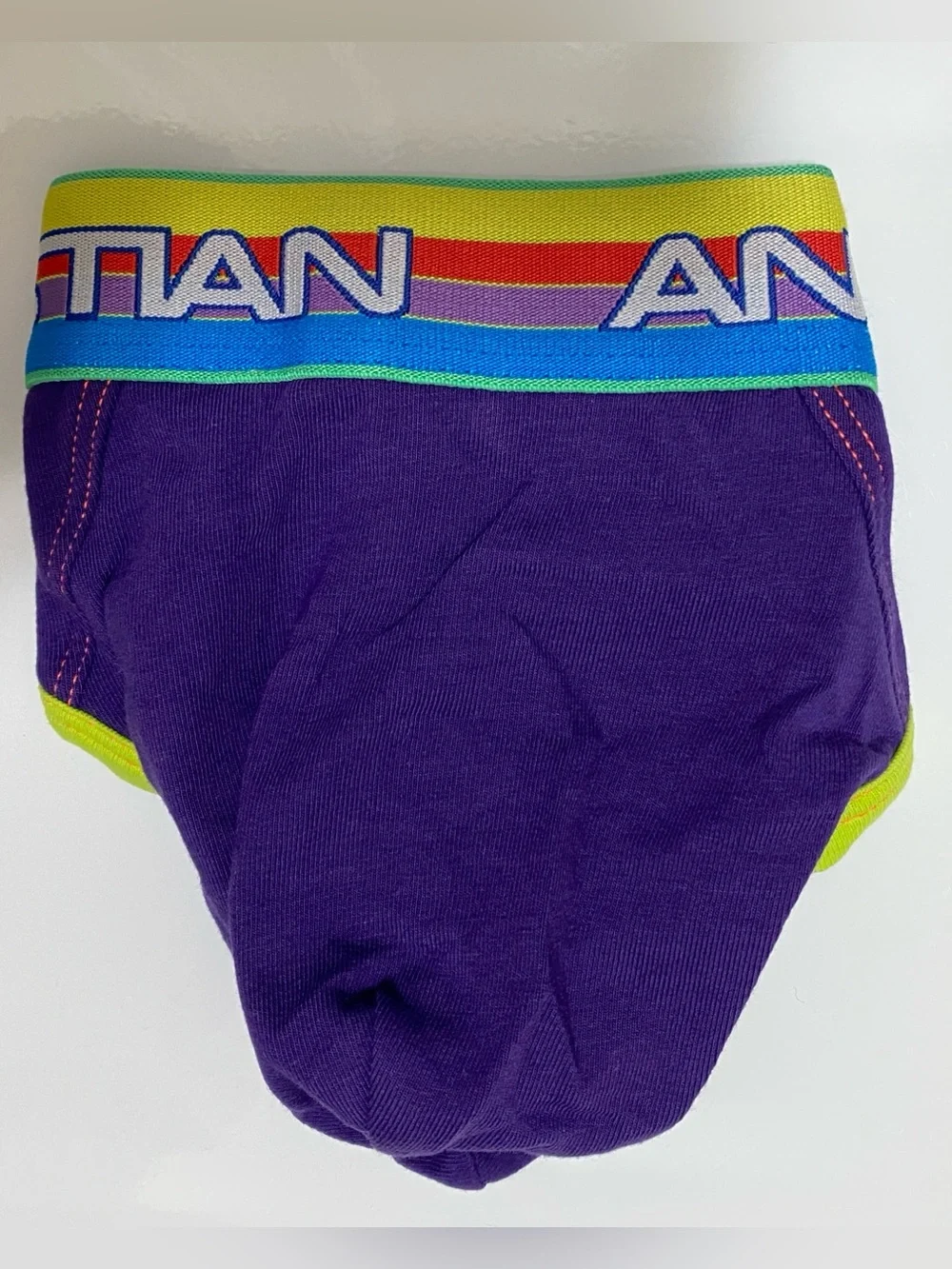 NWT! Andrew Christian Almost Naked Freedom Jock w/Show-It Ace MED Purple